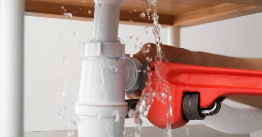 plumbing damage claim